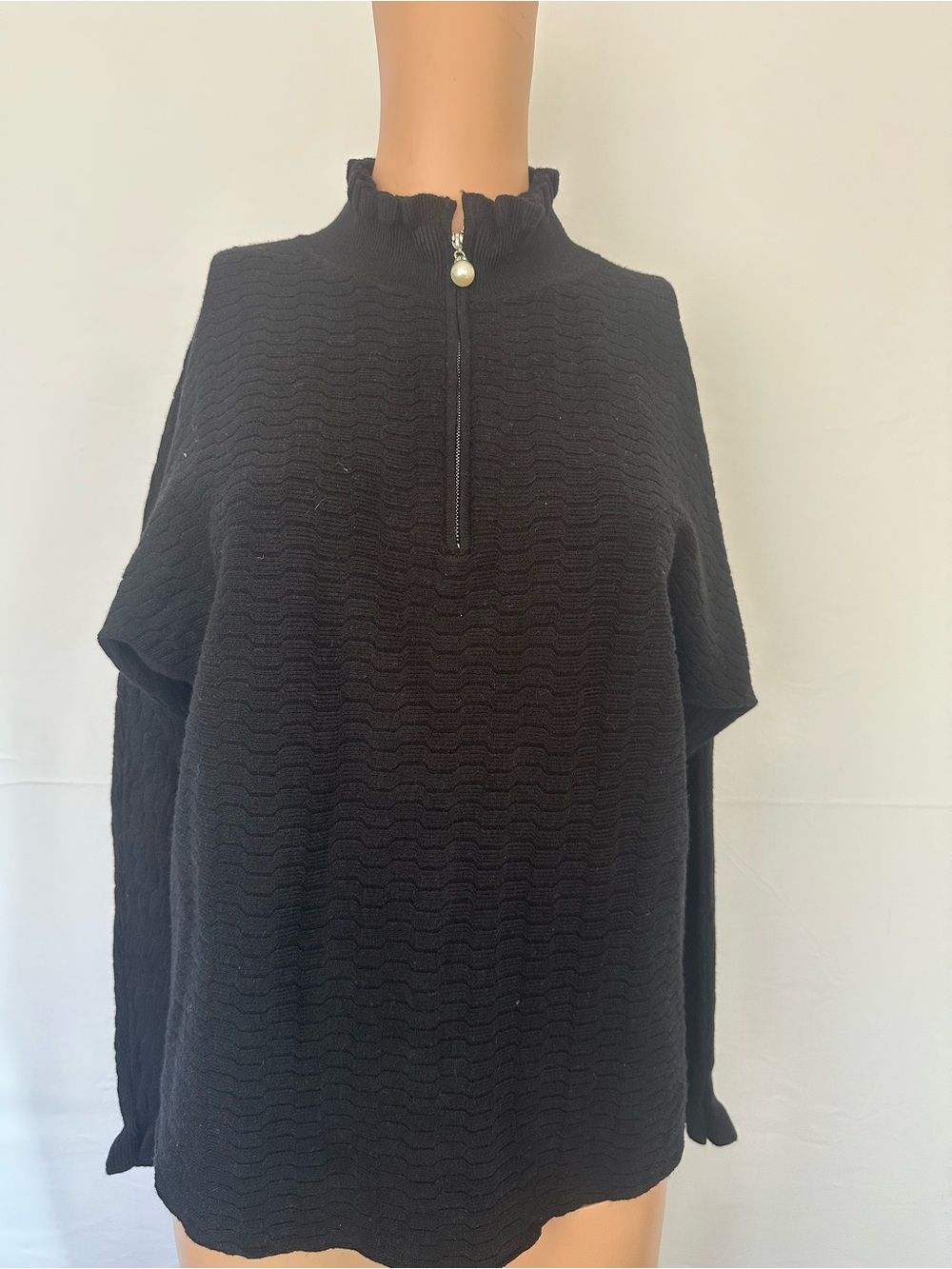 Elegant Black Turtleneck Sweater